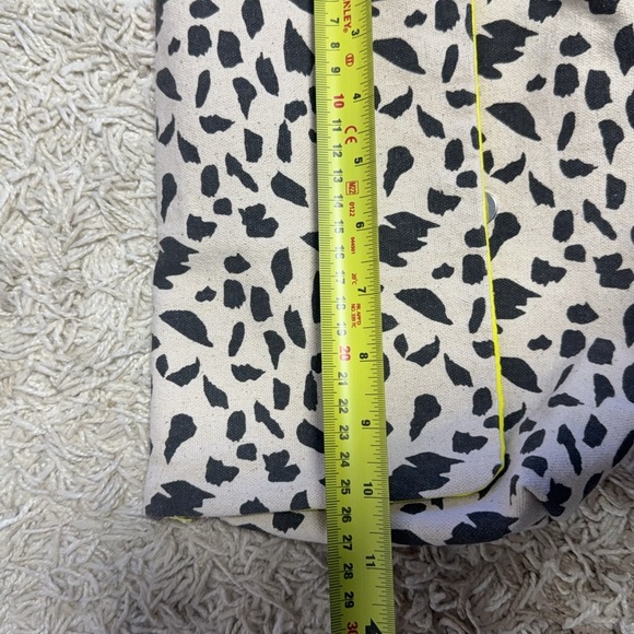 New cream and black animal print makeup bag/ cosmetic bag - Picture 7 of 8